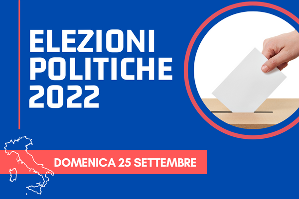 Immagine che raffigura ELEZIONI POLITICHE 25.09.2022 - APERTURA STRAORDINARIA UFFICIO ELETTORALE