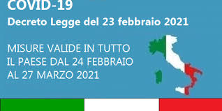 Immagine che raffigura Covid-19: nuovo decreto del 23 febbraio con validità fino al 27 marzo 2021