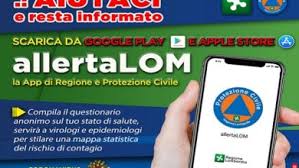 Immagine che raffigura App “allertaLOM” per Progetto “CercaCovid”