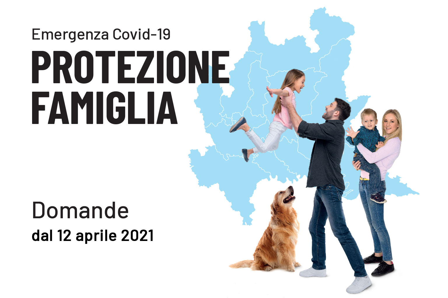 Immagine che raffigura Avviso pubblico per l'attuazione della misura Bando Protezione Famiglia - Emergenza Covid 19