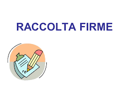 Immagine che raffigura Avviso alla cittadinanza: Raccolta firme per la presentazione di un progetto di Legge d’iniziativa popolare   